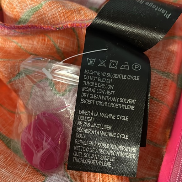 NWT Farm Rio Copacabana Pink Pants, Size S - Picture 8 of 8